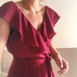 Lulus Burgundy Dress